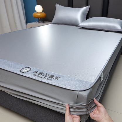 Ice Silk Bedding Set Machine Washable Foldable