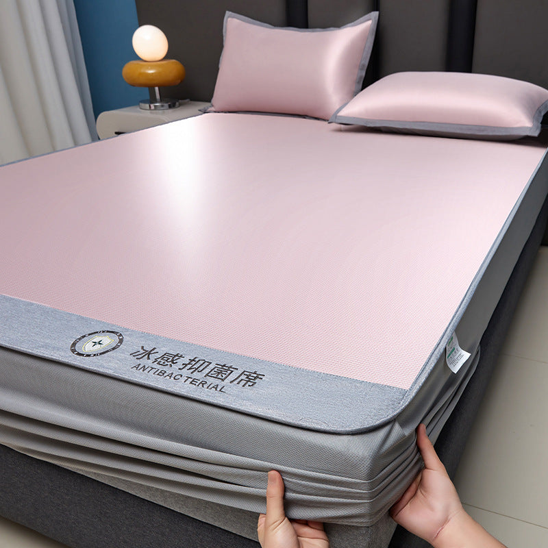 Ice Silk Bedding Set Machine Washable Foldable