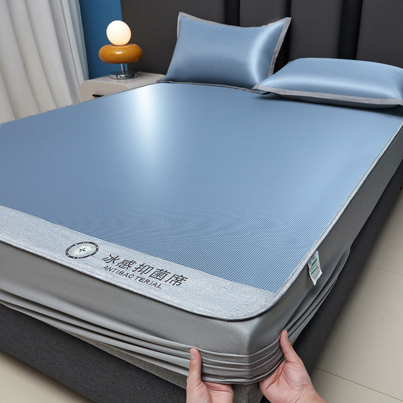 Ice Silk Bedding Set Machine Washable Foldable