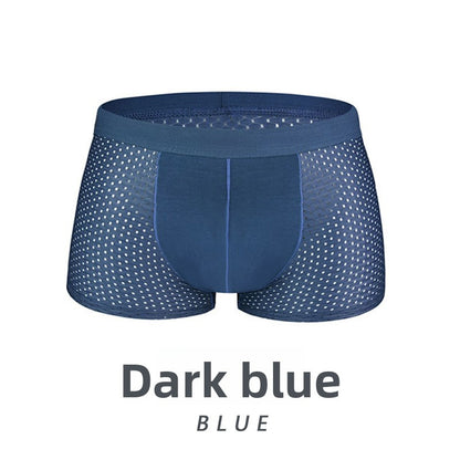 Ice Silk Breathable Mens Boxer Shorts