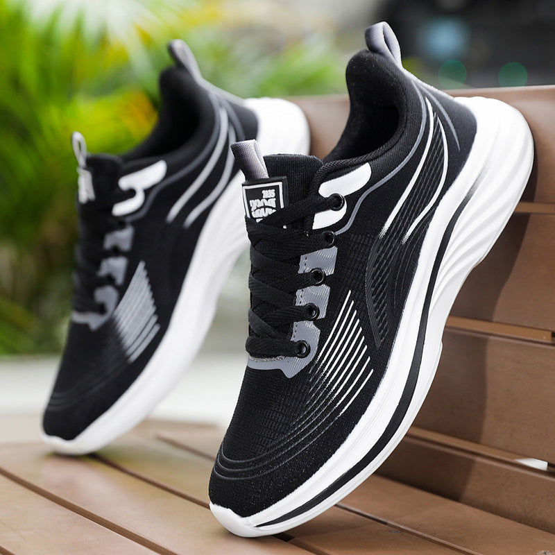 Ice Silk Breathable Soft Sole Lightweight Sports Casual Shoes
