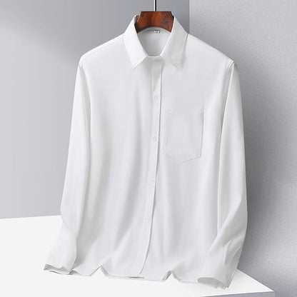 Ice Silk casual long-sleeved shirt