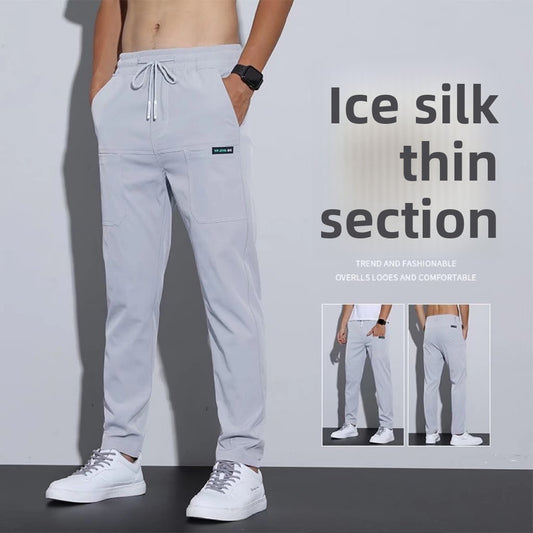 Ice Silk Casual Pants