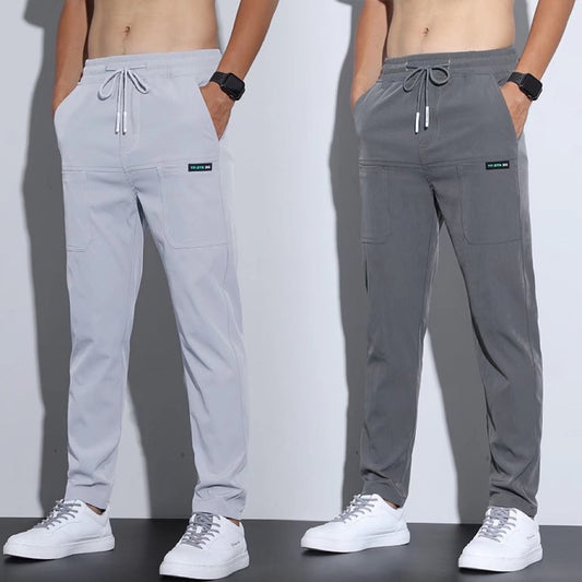 Ice Silk Casual Pants
