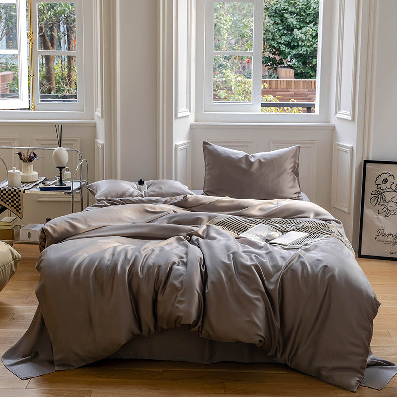 Ice silk duvet cove
