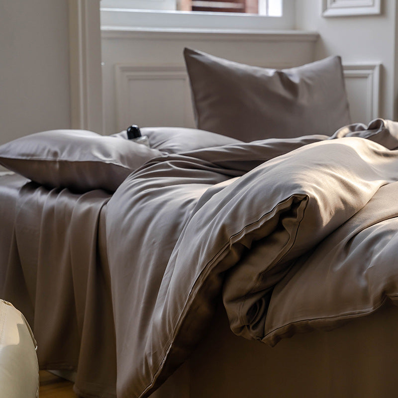Ice silk duvet cove