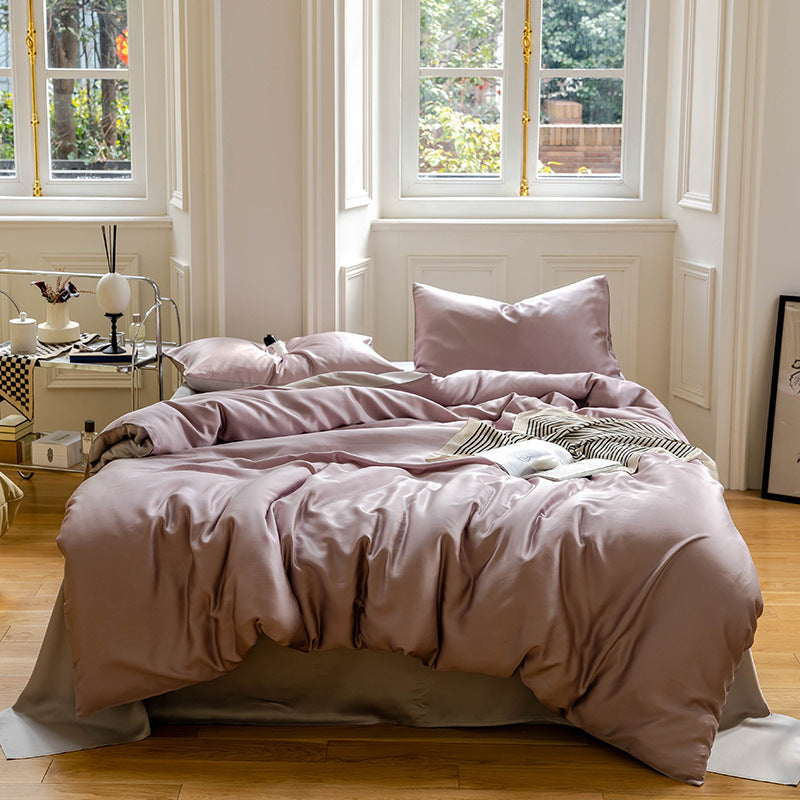 Ice silk duvet cove