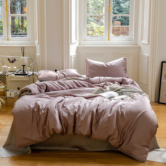 Ice silk duvet cove