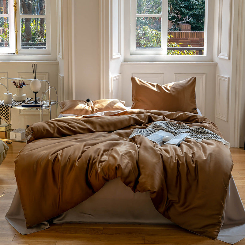 Ice silk duvet cove