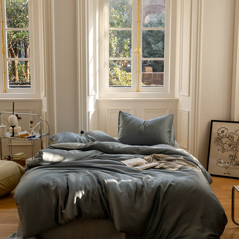 Ice silk duvet cove