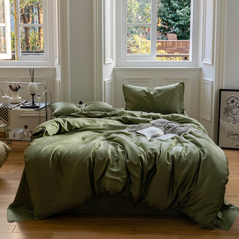 Ice silk duvet cove