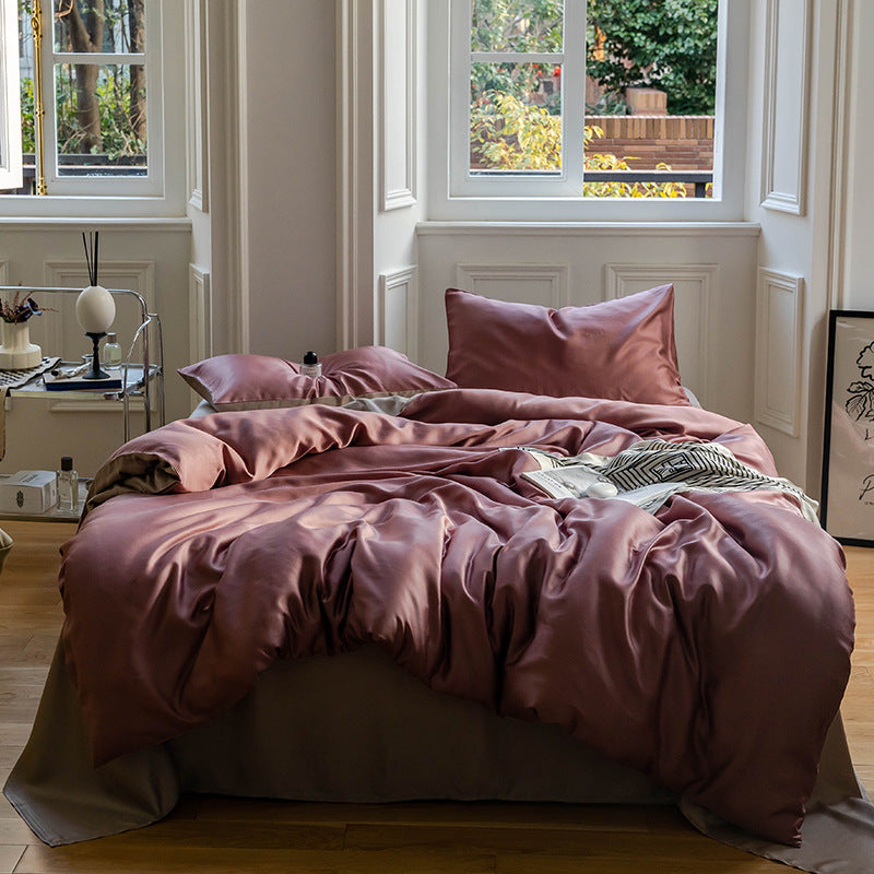 Ice silk duvet cover