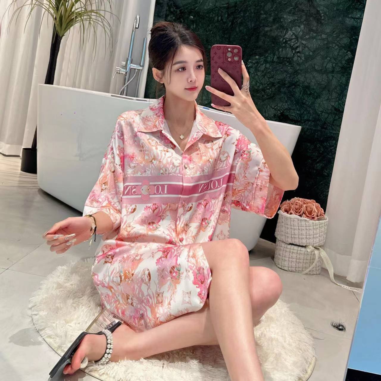 Ice Silk Nightdress