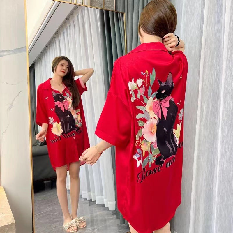 Ice Silk Nightdress