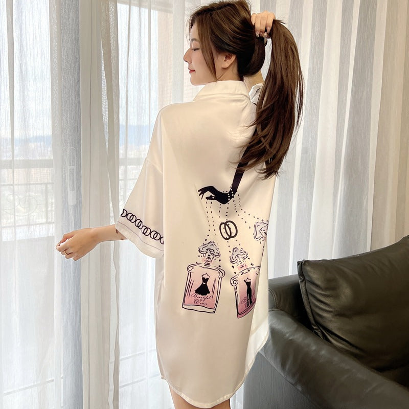 Ice Silk Nightdress