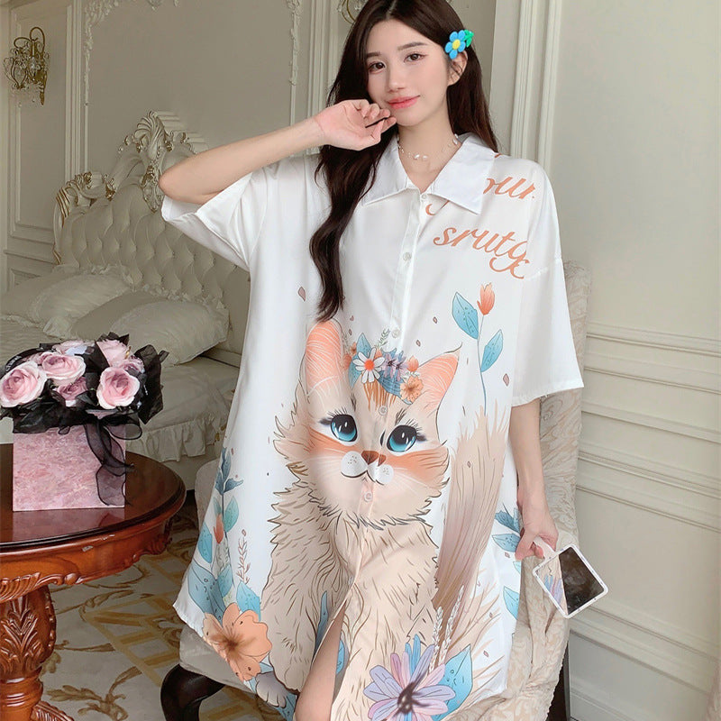 Ice Silk Nightdress