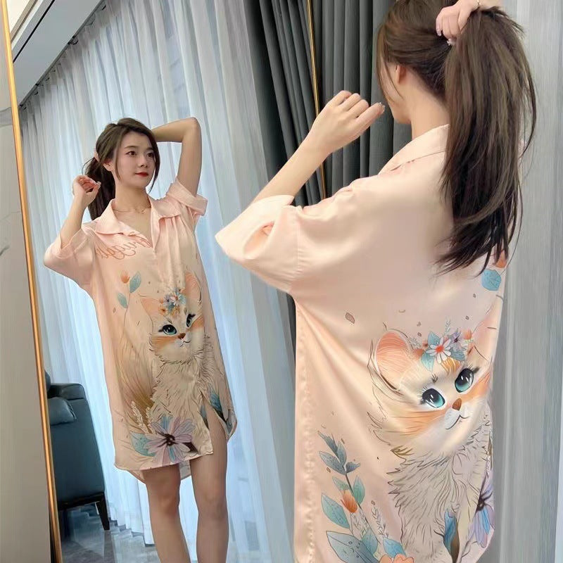 Ice Silk Nightdress