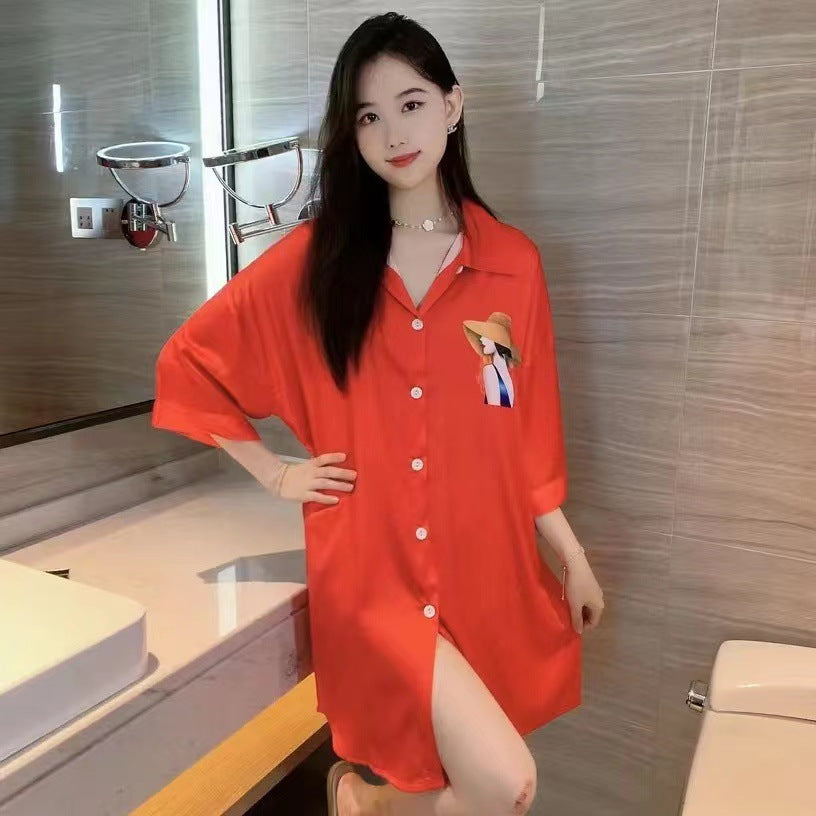 Ice Silk Nightdress