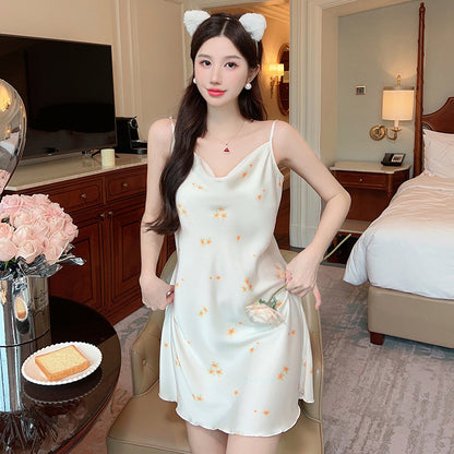 Ice silk nightgown