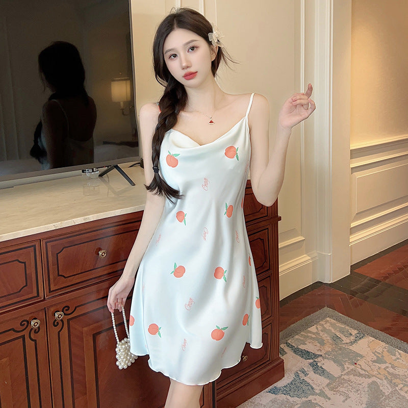 Ice silk nightgown