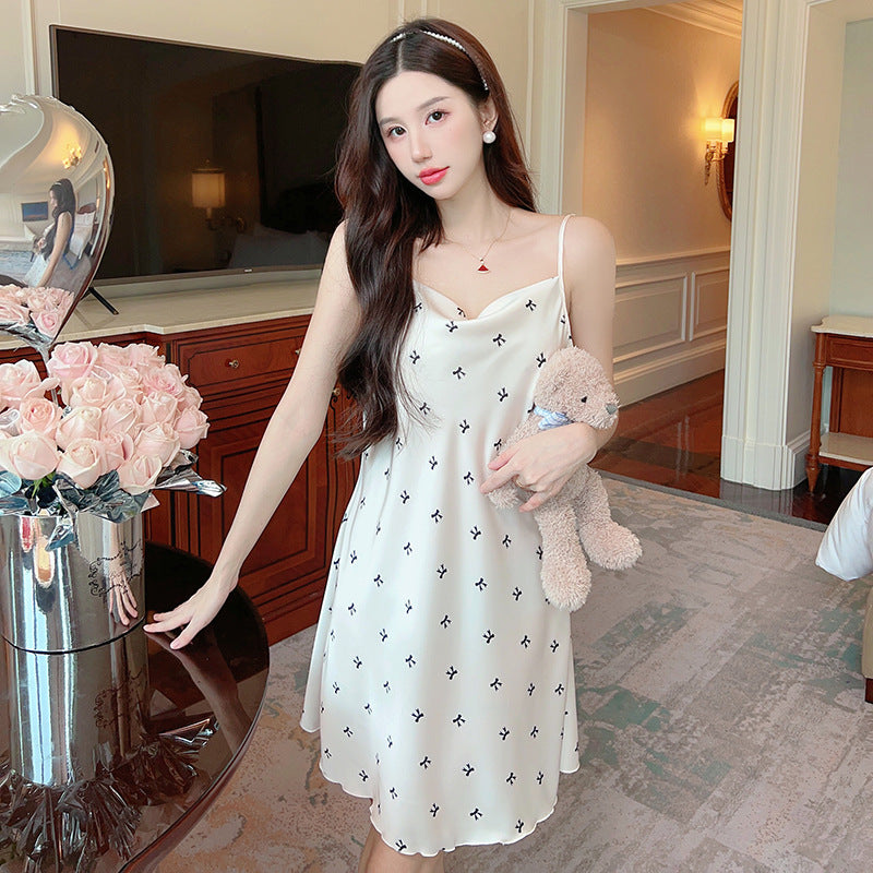 Ice silk nightgown