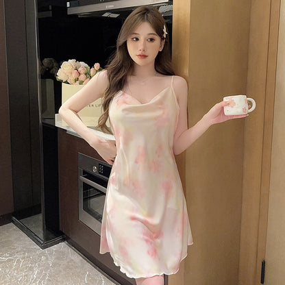 Ice silk nightgown