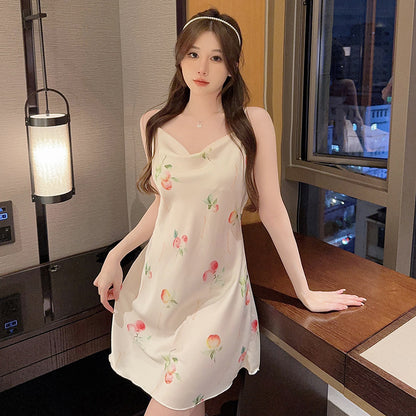 Ice silk nightgown