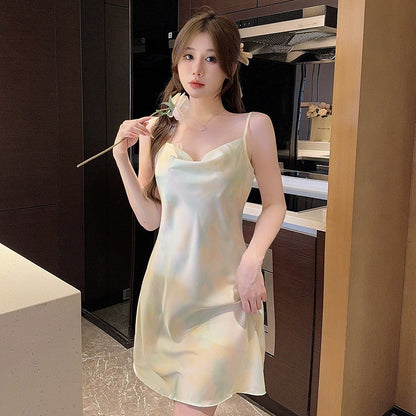 Ice silk nightgown