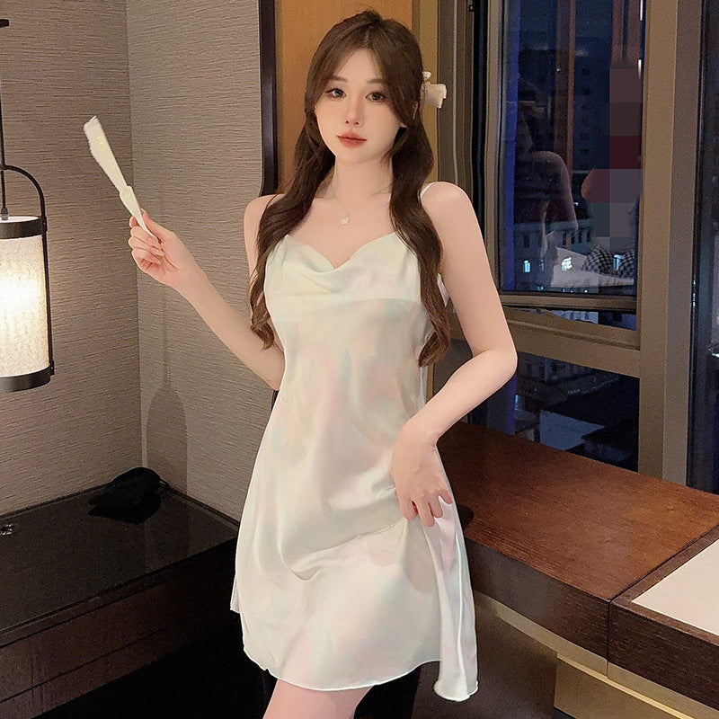 Ice silk nightgown