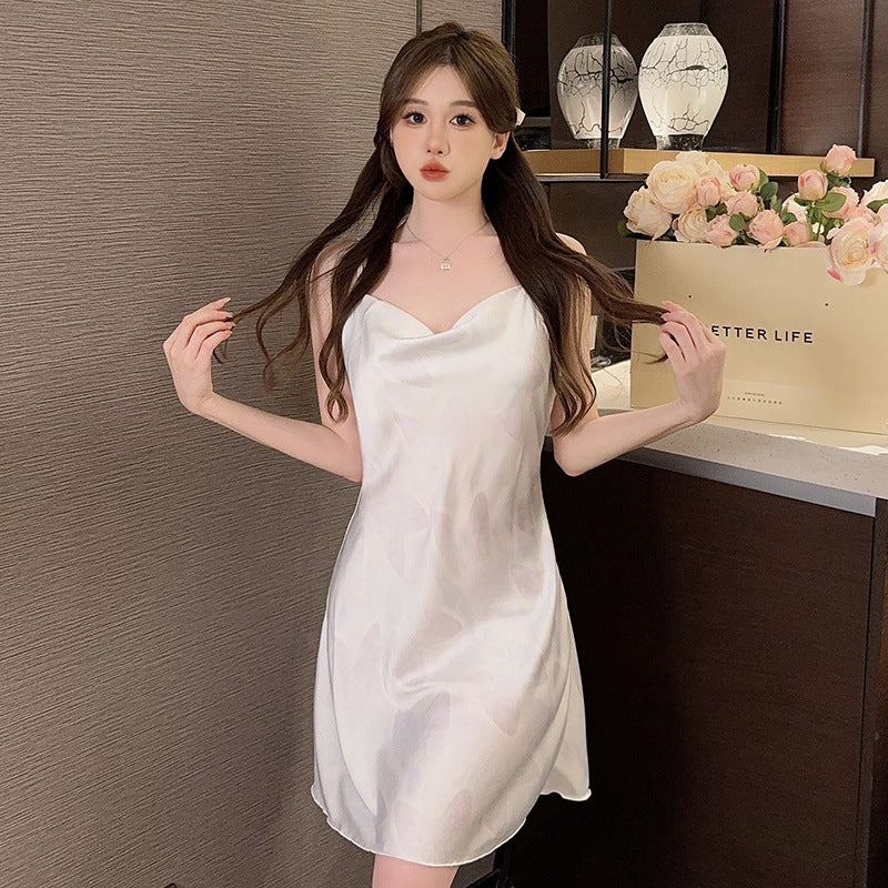 Ice silk nightgown