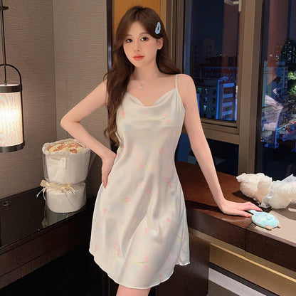Ice silk nightgown