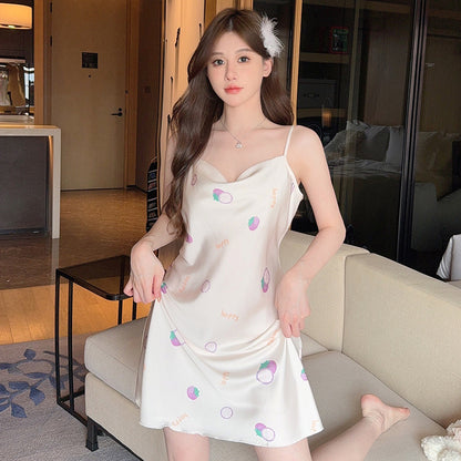 Ice silk nightgown