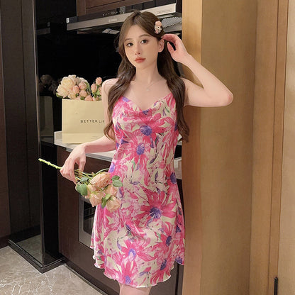 Ice silk nightgown