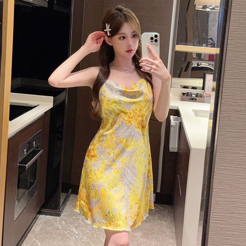 Ice silk nightgown