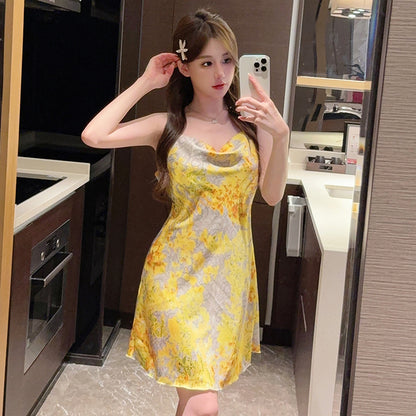 Ice silk nightgown