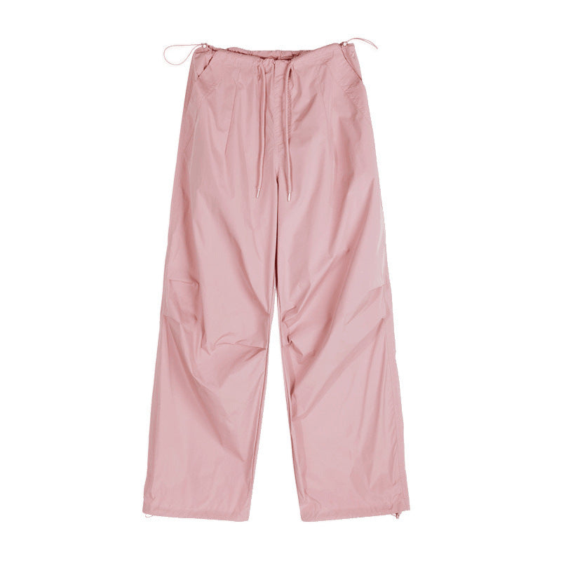 Ice Silk Quick-Dry High-Waist Wide-Leg Pants