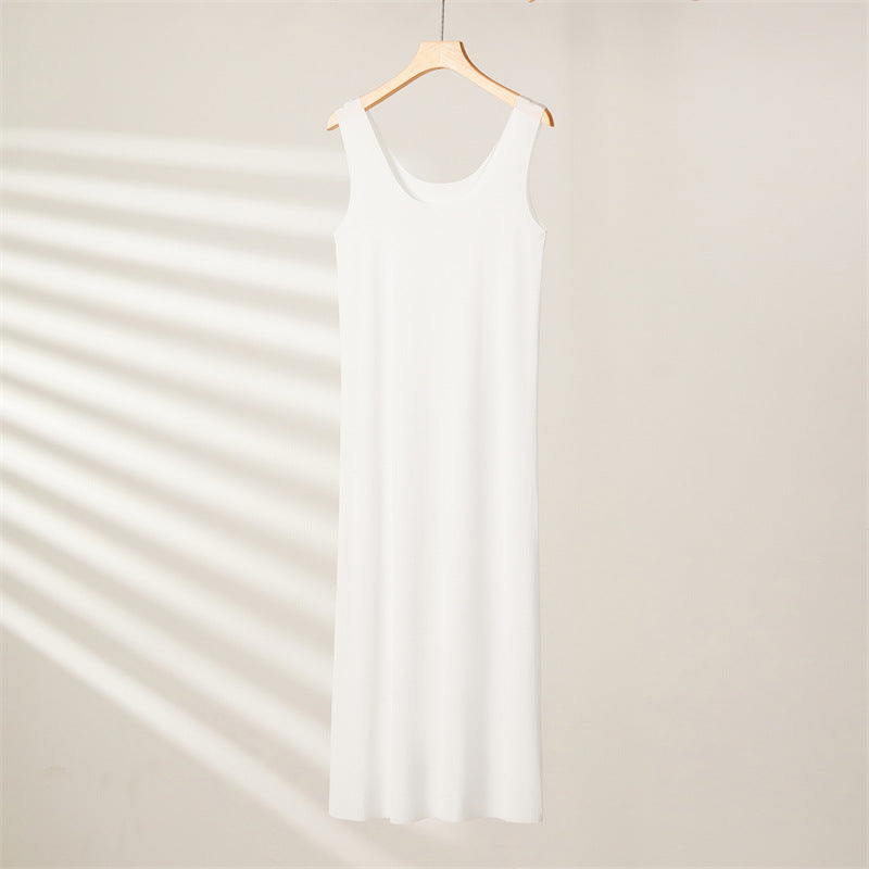 Ice Silk Seamless Camisole Dress