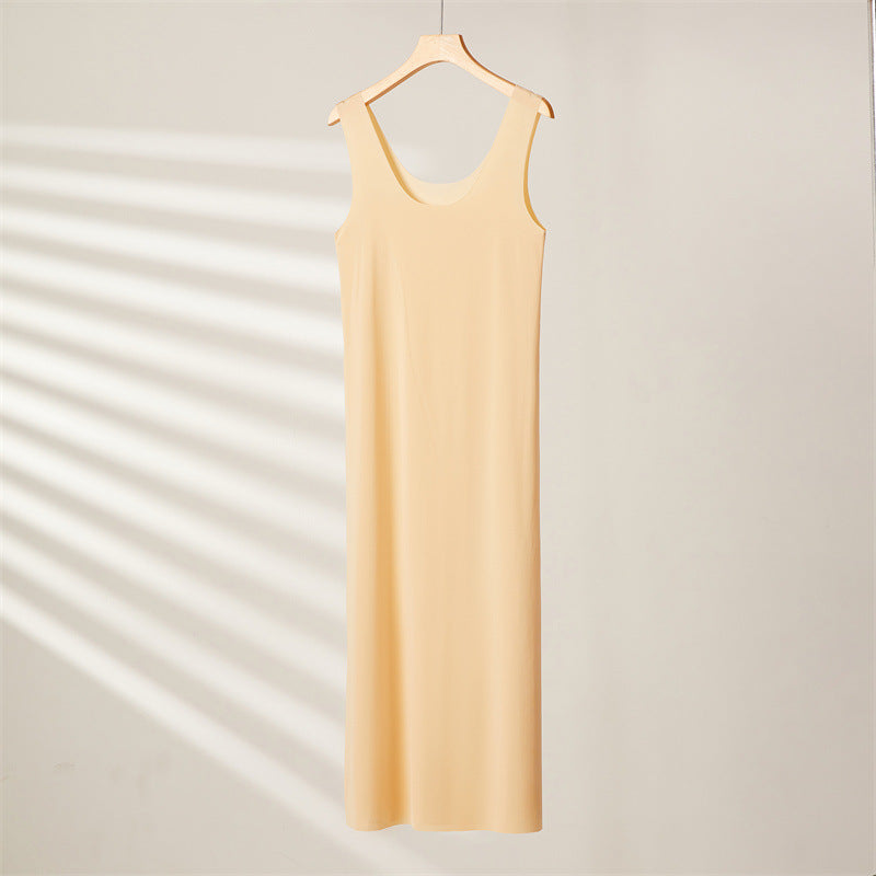Ice Silk Seamless Camisole Dress