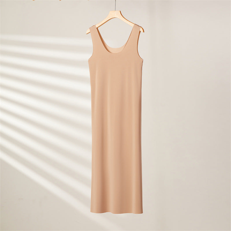 Ice Silk Seamless Camisole Dress