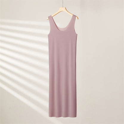 Ice Silk Seamless Camisole Dress