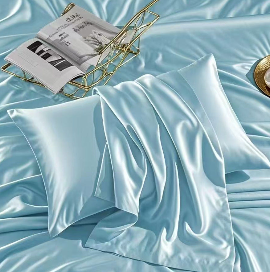 Ice Silk Simulated Pillowcase