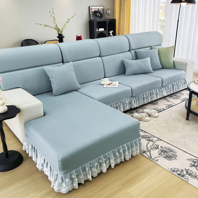 Ice Silk Sofa Cover Universal Fit Cooling Breathable