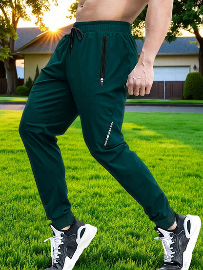 Ice-silk style men's casual trousers