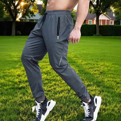 Ice-silk style men's casual trousers