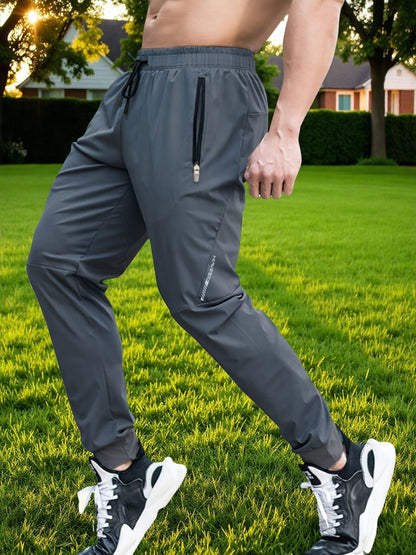 Ice-silk style men's casual trousers