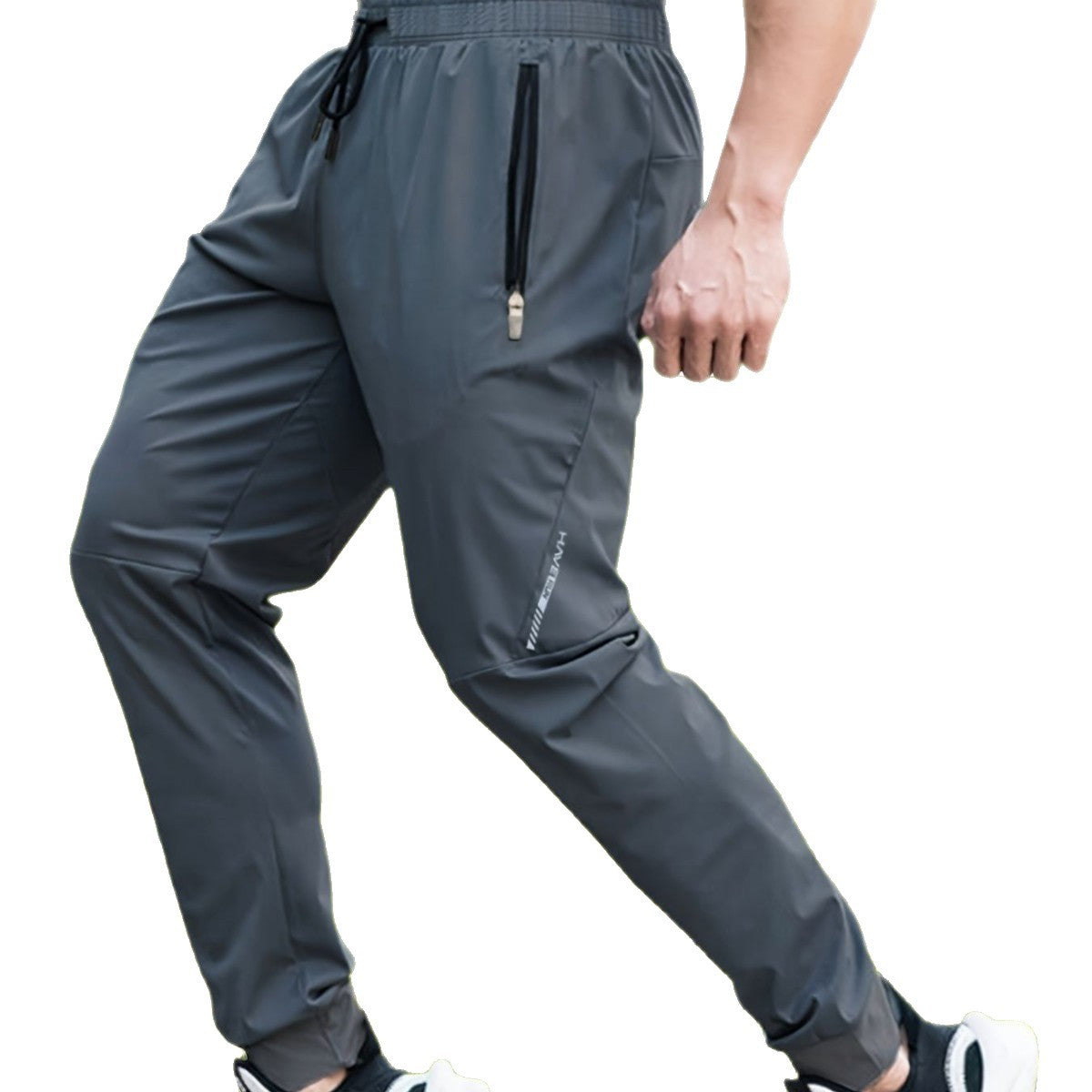 Ice-silk style men's casual trousers