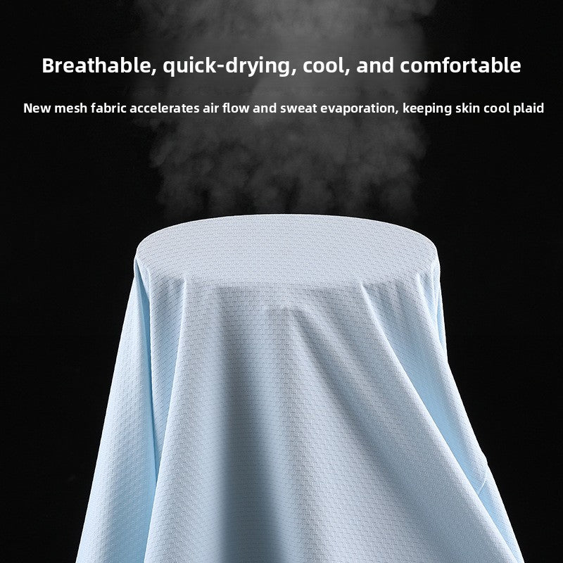 Ice silk sun-protective clothing