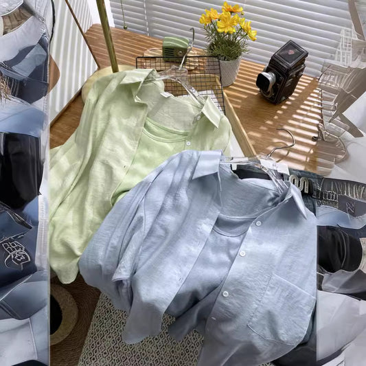 Ice silk sun-protective shirt