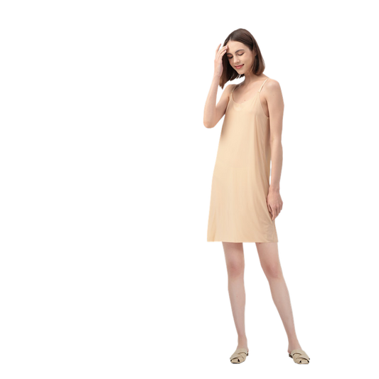 ice silk suspender skirt