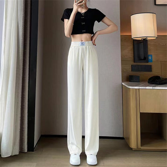 Ice Silk Wide Leg Pants for Women